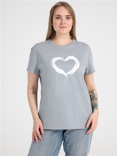 Футболка женская Апрель 1ЖДФК4162001 серая 104/164