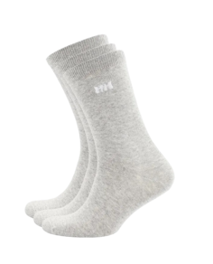 Носки Helly Hansen EVERYDAY COTTON SOCK 3PK унисекс, размер 45-47, серые, 3 пары