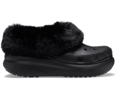 Утепленные галоши женские Crocs CRW_208446 черные 37-38 EU (доставка из-за рубежа)