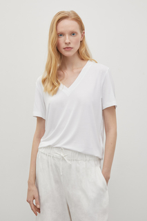 Футболка женская Finn Flare BAS-100104 белая XL