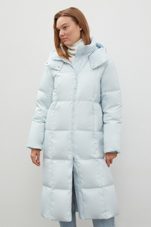 Пальто женское Finn Flare FWC11076 голубое XS