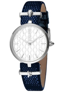 Наручные часы женские Just Cavalli JC1L060L0015 серебристые/синие