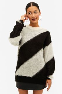 Пуловер женский Monki 1109775004 черный 2XS (доставка из-за рубежа)