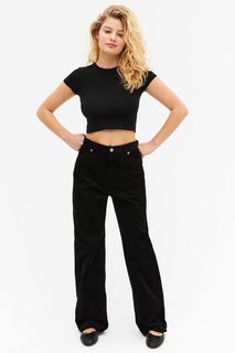 Брюки женские Monki 1124845001 черные 46 EU (доставка из-за рубежа)