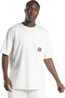 Футболка мужская Reebok BB BBALL HW SS POCKET TEE белая XS