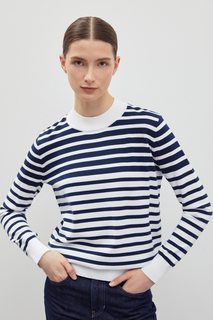 Джемпер женский Finn Flare FBD11104 синий 2XL