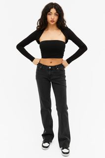 Джинсы женские Monki 1137912002 черные 38 EU (доставка из-за рубежа)