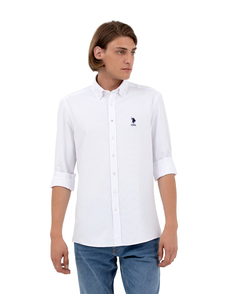Рубашка мужская U.S. POLO Assn. G081GL004-000-1571130-NOVA023Y белая 3XL