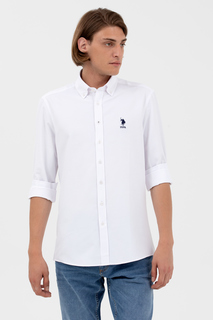 Рубашка мужская U.S. POLO Assn. G081GL004-000-1571130-NOVA023Y белая XS