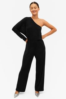 Комбинезон женский Monki 1142360002 черный 2XL (доставка из-за рубежа)