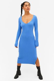 Платье женское Monki 1086643003 голубое XL (доставка из-за рубежа)