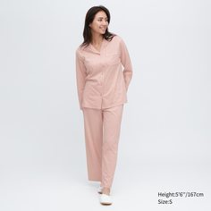 Пижама женская UNIQLO 457659COL10 розовая S (доставка из-за рубежа)