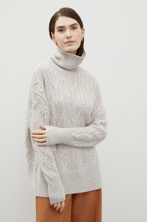 Свитер женский Finn Flare FWC11102 серый 2XL