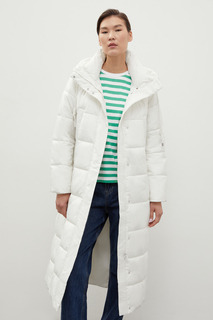 Пальто женское Finn Flare FWC11016 белое 2XL