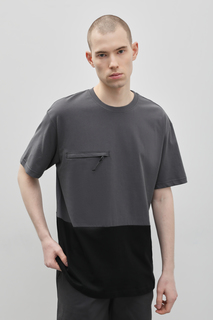 Футболка мужская Finn Flare FBD21098 серая L