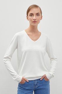 Пуловер женский Finn Flare BAS-10120 белый L