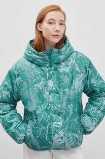 Куртка женская Finn Flare FBD11030 зеленая XS