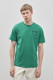 Футболка мужская Finn Flare FBD21064 зеленая XL