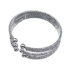 Браслет из бижутерного сплава с swarovski р.17-20 Moon Paris MB-23.04-017