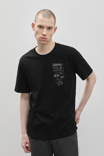 Футболка мужская Finn Flare FBD210104 черная XL