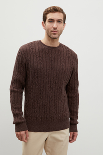 Джемпер мужской Finn Flare FWC21110 коричневый M