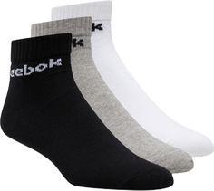 Комплект носков унисекс Reebok ACT CORE ANKLE SOCK 3P разноцветных L