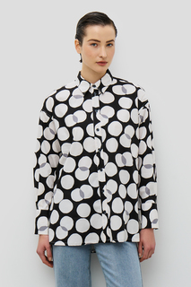 Рубашка женская Baon B1723003 черная 2XL