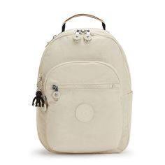 Рюкзак женский Kipling Seoul S Кремовый