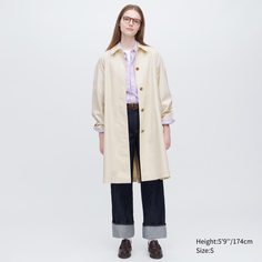 Плащ женский UNIQLO 456070COL30 бежевый M (доставка из-за рубежа)
