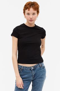 Футболка женская Monki 1157851001 черная XL