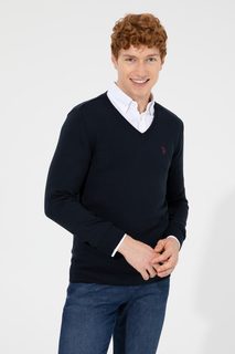 Пуловер мужской U.S. POLO Assn. g081sz0tk0enrique-sk22 синий XS