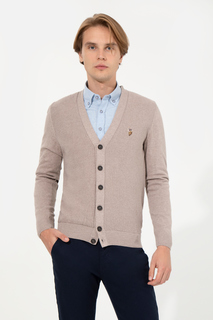 Кардиган мужской U.S. POLO Assn. g081sz0th0tbh01-bsk22 бежевый L