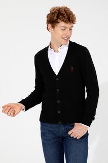 Кардиган мужской U.S. POLO Assn. g081sz0th0henrico-e черный XS