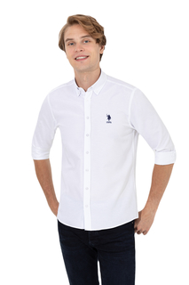 Рубашка мужская U.S. POLO Assn. g081gl0040meto022k белая XS