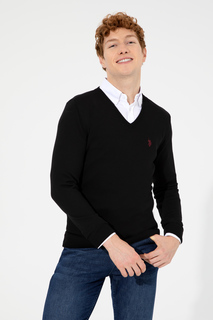 Пуловер мужской U.S. POLO Assn. g081sz0tk0enrique-sk22 черный M