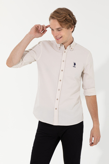 Рубашка мужская U.S. POLO Assn. g081gl0040meto022k синяя XS