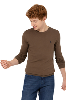Джемпер мужской U.S. POLO Assn. g081sz0tk0ernesto-sk22 коричневый L