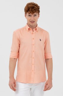 Рубашка мужская U.S. POLO Assn. G081SZ004-000-1571400-CEDRO023Y оранжевая 2XL