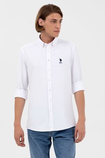 Рубашка мужская U.S. POLO Assn. G081GL004-000-1571130-NOVA023Y белая S