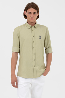 Рубашка мужская U.S. POLO Assn. G081GL004-000-1571130-NOVA023Y хаки M