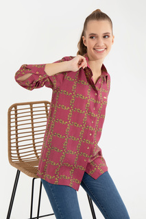 Рубашка женская U.S. POLO Assn. g082sz0040vulgaris голубая 34