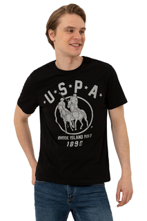 Футболка мужская U.S. POLO Assn. g081gl0110kaido черная M