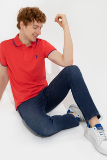 Футболка мужская U.S. POLO Assn. g081sz0110sansiy022 оранжевая XS