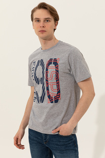 Футболка мужская U.S. POLO Assn. g081gl0110omari серая M