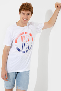 Футболка мужская U.S. POLO Assn. g081sz0110pekin белая S
