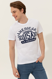 Футболка мужская U.S. POLO Assn. g081gl0110wate белая XS