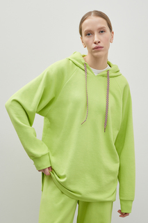 Худи женское Finn Flare FBD110119 зеленое XS