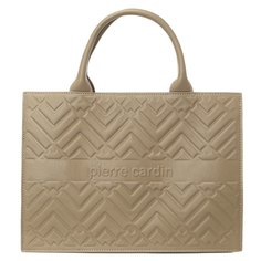 Сумка женская Pierre Cardin 1937 серо-бежевая