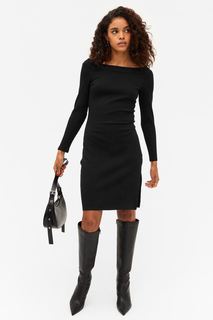 Платье женское Monki 1144593001 черное L (доставка из-за рубежа)