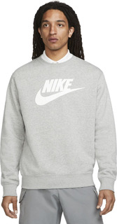Худи мужское Nike M Sportswear Club Fleece Crew серое M